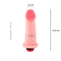 Dildo Consolador Majestic Cyber Skin Vibrador