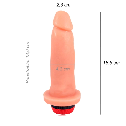 Dildo Consolador Normal Vibrador