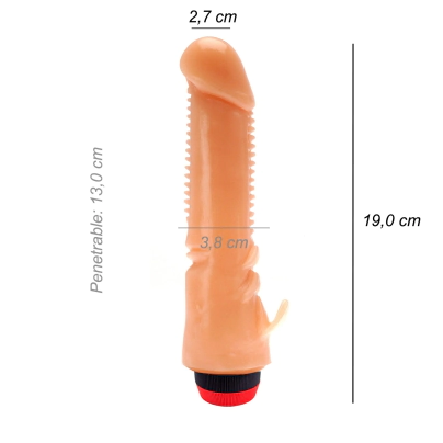 Dildo Consolador Rayador Vibrador