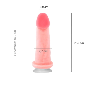 Dildo Consolador Super Cyber Skin Ventosa