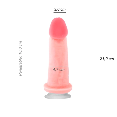 Dildo Consolador Super Cyber Skin Ventosa