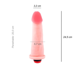 Dildo Consolador Super Plus Cyber Skin Vibrador