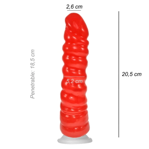 Dildo Consolador Tornado Ventosa