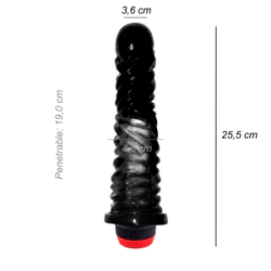 Dildo Consolador Twister Trama Vibrador