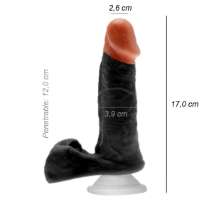 Dildo Consolador Realista Plumber Ventosa Vertebrado
