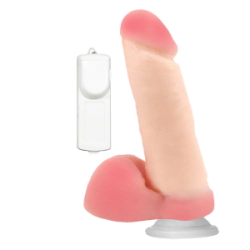 Dildo Consolador Realista John Cyber Skin Ventosa Vibrador