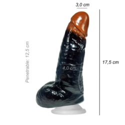 Dildo Consolador Realista Aiden Shaw Ventosa Vertebrado