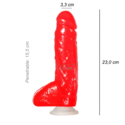 Dildo Consolador Realista Bam Jr Ventosa