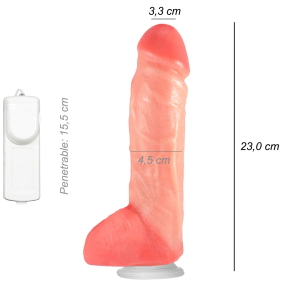 Dildo Consolador Realista Bam Jr Ventosa Vibrador