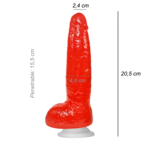 Dildo Consolador Realista Brad Stone Ventosa Vertebrado