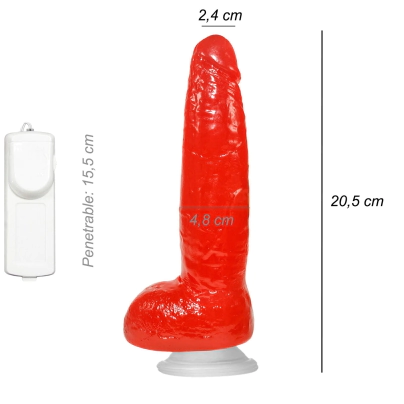 Dildo Consolador Realista Brad Stone Ventosa Vibrador