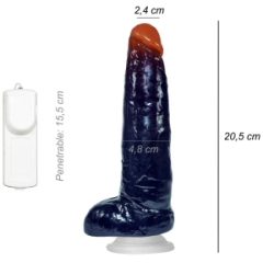 Dildo Consolador Realista Brad Stone Ventosa Vibrador