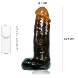 Dildo Consolador Realista Chase Hunter Ventosa Vibrador