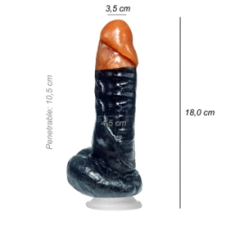 Dildo Consolador Realista Kong Ventosa