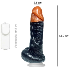 Dildo Consolador Realista Kong Ventosa Vibrador