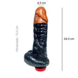 Dildo Consolador Realista Kong Grande Vibrador