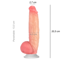 Dildo Consolador Realista Sean Davis Ventosa