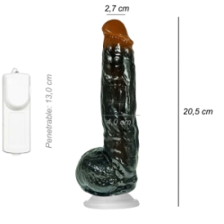 Dildo Consolador Realista Sean Davis Ventosa Vibrador