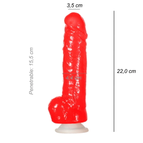 Dildo Consolador Realista Tom Chase Ventosa Vertebrado