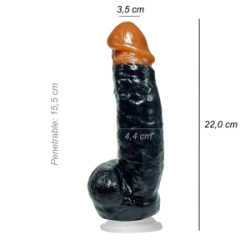 Dildo Consolador Realista Tom Chase Ventosa Vertebrado