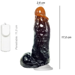 Dildo Consolador Realista Mini Kong Ventosa Vibrador