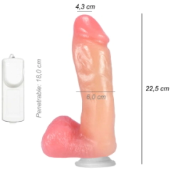 Dildo Consolador Realista Comando Xl Ventosa Vibrador